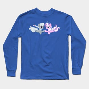 Diamond Tiara and Silver Spoon seaponies Long Sleeve T-Shirt